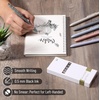 image:imageMr Pen Retractable Fine Point Gel Pens 6 Pack Morandi Barrels Fast Dry Black Ink 05 mm Cute Aesthetic Pens for JournalingMorandi Barrels with Rose Gold Ring