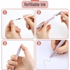 image:imageMr Pen Retractable Fine Point Gel Pens 6 Pack Morandi Barrels Fast Dry Black Ink 05 mm Cute Aesthetic Pens for JournalingPastel Barrels