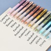 image:imageMr Pen Retractable Gel Pens 6 Pack Black Ink Vintage Barrels Fine Point 05 mm Fast Dry Smooth Writing Cute Pens for Drawing Writing Planner and School SuppliesPastel Barrels