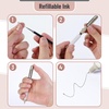image:imageMr Pen Retractable Gel Pens 6 Pack Black Ink Vintage Barrels Fine Point 05 mm Fast Dry Smooth Writing Cute Pens for Drawing Writing Planner and School SuppliesBoho Barrels
