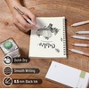 image:imageMr Pen Retractable Gel Pens 6 Pack Black Ink Vintage Barrels Fine Point 05 mm Fast Dry Smooth Writing Cute Pens for Drawing Writing Planner and School SuppliesBoho Barrels