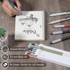 image:imageMr Pen Retractable Gel Pens 6 Pack Black Ink Vintage Barrels Fine Point 05 mm Fast Dry Smooth Writing Cute Pens for Drawing Writing Planner and School SuppliesVintage Barrels