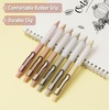 image:imageMr Pen Retractable Gel Pens 6 Pack Black Ink Vintage Barrels Fine Point 05 mm Fast Dry Smooth Writing Cute Pens for Drawing Writing Planner and School SuppliesBoho Barrels