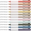 image:imageMr Pen Retractable Gel Pens 6 Pack Black Ink Vintage Barrels Fine Point 05 mm Fast Dry Smooth Writing Cute Pens for Drawing Writing Planner and School SuppliesVintage Barrels