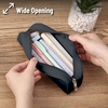 image:imageMr Pen Silicone Pencil Case Aesthetic Pencil Bag for Women Makeup Pouch  Multifunctional Pouch for Stationery Cosmetics and Electrical Goods StorageBlack