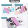 image:imageMr Pen Silicone Pencil Case Aesthetic Pencil Bag for Women Makeup Pouch  Multifunctional Pouch for Stationery Cosmetics and Electrical Goods StorageDusty Pink