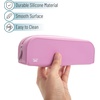 image:imageMr Pen Silicone Pencil Case Aesthetic Pencil Bag for Women Makeup Pouch  Multifunctional Pouch for Stationery Cosmetics and Electrical Goods StorageDusty Pink