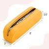 image:imageMr Pen Silicone Pencil Case Aesthetic Pencil Bag for Women Makeup Pouch  Multifunctional Pouch for Stationery Cosmetics and Electrical Goods StorageGolden Honey