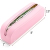 image:imageMr Pen Silicone Pencil Case Aesthetic Pencil Bag for Women Makeup Pouch  Multifunctional Pouch for Stationery Cosmetics and Electrical Goods StorageLight Pink