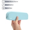 image:imageMr Pen Silicone Pencil Case Aesthetic Pencil Bag for Women Makeup Pouch  Multifunctional Pouch for Stationery Cosmetics and Electrical Goods StorageLight Blue