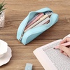image:imageMr Pen Silicone Pencil Case Aesthetic Pencil Bag for Women Makeup Pouch  Multifunctional Pouch for Stationery Cosmetics and Electrical Goods StorageLight Blue