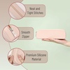 image:imageMr Pen Silicone Pencil Case Aesthetic Pencil Bag for Women Makeup Pouch  Multifunctional Pouch for Stationery Cosmetics and Electrical Goods StorageMalibu Dune