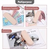 image:imageMr Pen Silicone Pencil Case Aesthetic Pencil Bag for Women Makeup Pouch  Multifunctional Pouch for Stationery Cosmetics and Electrical Goods StorageMalibu Dune
