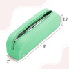 image:imageMr Pen Silicone Pencil Case Aesthetic Pencil Bag for Women Makeup Pouch  Multifunctional Pouch for Stationery Cosmetics and Electrical Goods StorageMint Breeze