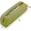 image:imageMr Pen Silicone Pencil Case Aesthetic Pencil Bag for Women Makeup Pouch  Multifunctional Pouch for Stationery Cosmetics and Electrical Goods StorageOlive Green