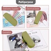 image:imageMr Pen Silicone Pencil Case Aesthetic Pencil Bag for Women Makeup Pouch  Multifunctional Pouch for Stationery Cosmetics and Electrical Goods StorageOlive Green