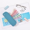 image:imageMr Pen Silicone Pencil Case Aesthetic Pencil Bag for Women Makeup Pouch  Multifunctional Pouch for Stationery Cosmetics and Electrical Goods StorageTeal