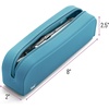 image:imageMr Pen Silicone Pencil Case Aesthetic Pencil Bag for Women Makeup Pouch  Multifunctional Pouch for Stationery Cosmetics and Electrical Goods StorageTeal