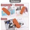 image:imageMr Pen Silicone Pencil Case Aesthetic Pencil Bag for Women Makeup Pouch  Multifunctional Pouch for Stationery Cosmetics and Electrical Goods StorageTerracotta