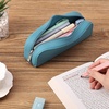 image:imageMr Pen Silicone Pencil Case Aesthetic Pencil Bag for Women Makeup Pouch  Multifunctional Pouch for Stationery Cosmetics and Electrical Goods StorageTeal