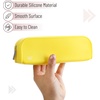 image:imageMr Pen Silicone Pencil Case Aesthetic Pencil Bag for Women Makeup Pouch  Multifunctional Pouch for Stationery Cosmetics and Electrical Goods StorageYellow