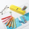 image:imageMr Pen Silicone Pencil Case Aesthetic Pencil Bag for Women Makeup Pouch  Multifunctional Pouch for Stationery Cosmetics and Electrical Goods StorageYellow