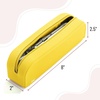 image:imageMr Pen Silicone Pencil Case Aesthetic Pencil Bag for Women Makeup Pouch  Multifunctional Pouch for Stationery Cosmetics and Electrical Goods StorageYellow