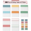 image:imageMr Pen Sticky Index Tabs 500 pcs 21 Sets Pastel  Writable Colored Page Markers for Reading Notes Books Binders Notebook Folders and Classify Files WaterResistantBoho