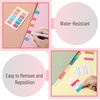 image:imageMr Pen Sticky Index Tabs 500 pcs 21 Sets Pastel  Writable Colored Page Markers for Reading Notes Books Binders Notebook Folders and Classify Files WaterResistantTropical