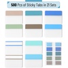 image:imageMr Pen Sticky Index Tabs 500 pcs 21 Sets Pastel  Writable Colored Page Markers for Reading Notes Books Binders Notebook Folders and Classify Files WaterResistantBeach