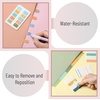 image:imageMr Pen Sticky Index Tabs 500 pcs 21 Sets Pastel  Writable Colored Page Markers for Reading Notes Books Binders Notebook Folders and Classify Files WaterResistantBoho