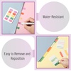 image:imageMr Pen Sticky Index Tabs 500 pcs 21 Sets Pastel  Writable Colored Page Markers for Reading Notes Books Binders Notebook Folders and Classify Files WaterResistantFlowers