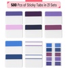 image:imageMr Pen Sticky Index Tabs 500 pcs 21 Sets Pastel  Writable Colored Page Markers for Reading Notes Books Binders Notebook Folders and Classify Files WaterResistantSpace