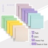 image:imageMr Pen Transparent Sticky Notes 3 x 3 12 Pads 600 Sheets  See Through SelfAdhesive Notes for Bible Journaling and Studying WaterResistant Easy to Peel Clean RemovalMorandi