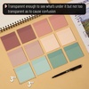 image:imageMr Pen Transparent Sticky Notes 3 x 3 12 Pads 600 Sheets  See Through SelfAdhesive Notes for Bible Journaling and Studying WaterResistant Easy to Peel Clean RemovalBoho