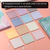 image:imageMr Pen Transparent Sticky Notes 3 x 3 12 Pads 600 Sheets  See Through SelfAdhesive Notes for Bible Journaling and Studying WaterResistant Easy to Peel Clean RemovalDreamy Pastel