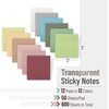 image:imageMr Pen Transparent Sticky Notes 3 x 3 12 Pads 600 Sheets  See Through SelfAdhesive Notes for Bible Journaling and Studying WaterResistant Easy to Peel Clean RemovalVintage