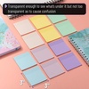 image:imageMr Pen Transparent Sticky Notes 3 x 3 12 Pads 600 Sheets  See Through SelfAdhesive Notes for Bible Journaling and Studying WaterResistant Easy to Peel Clean RemovalMorandi