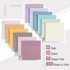 image:imageMr Pen Transparent Sticky Notes 3 x 3 12 Pads 600 Sheets  See Through SelfAdhesive Notes for Bible Journaling and Studying WaterResistant Easy to Peel Clean RemovalDreamy Pastel