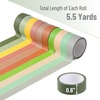 image:imageMr Pen Washi Tape Set 10 Rolls 55 YardsRoll  Washi Tape for Scrapbook Arts Crafts Journals and Planners Four SeasonsEarthy Tones