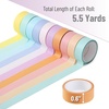 image:imageMr Pen Washi Tape Set 10 Rolls 55 YardsRoll  Washi Tape for Scrapbook Arts Crafts Journals and Planners Four SeasonsPastel Harmony