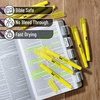 image:imageMr Pen Yellow Gel Highlighter 8 Pack  TwistUp Bible Highlighters No Bleed Through Fast Drying OdorFree Gel Highlighter for Bible Study JournalingYellow