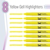 image:imageMr Pen Yellow Gel Highlighter 8 Pack  TwistUp Bible Highlighters No Bleed Through Fast Drying OdorFree Gel Highlighter for Bible Study JournalingYellow