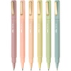 image:imageMr Pen Aesthetic Pens 6 Pack Black Ink Fast Dry No Smear Bible Pens Bleed Through Fine Point PenAutumn Barrel
