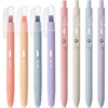 image:imageMr Pen Bible Highlighters and Gel Pens 8 Pack Pastel Colors Gel Highlighters No Bleed Black Ink Gel Pens Fast Dry and No Smear for Bible Journaling Planner School Supplies