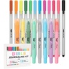 image:imageMr Pen Bible Highlighters and Pens 18 Pack Bible Journaling Kit 10 Colors Gel Highlighters No Bleed and 8 Colors Fineliner Pens Fast Dry and No Smear for Journaling Planner School Supplies