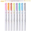 image:imageMr Pen Double Tip Highlighters Fine amp Chisel Tip Neon amp Pastel Colors 8 Pack Planner Markers Highlighters for Bible Journaling