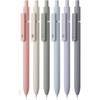 image:imageMr Pen Retractable Fine Point Gel Pens 6 Pack Morandi Barrels Fast Dry Black Ink 05 mm Cute Aesthetic Pens for JournalingMorandi Barrels