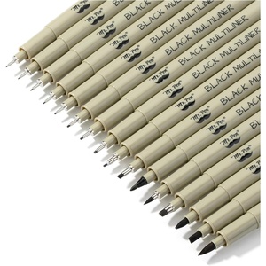 image:imageMr Pen  Art Pens Multiliners Fineliner Ink Pens Set of 8 Technical Drawing pen Pigment Pen Fine Point Black Waterproof for Art Watercolor Sketching Micro Drawing for Bible Journaling16 Tip Sizes02 to 3 mm
