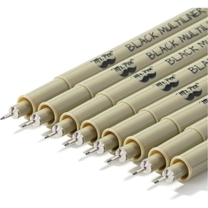image:imageMr Pen 025mm Micro Fine Point Pens 4 Pack Black Ink Ultra Fine Point Waterproof AcidFree NoSmear QuickDry Fineliner Pens for Drawing Sketching Journaling Outlines amp Everyday WritingBlack